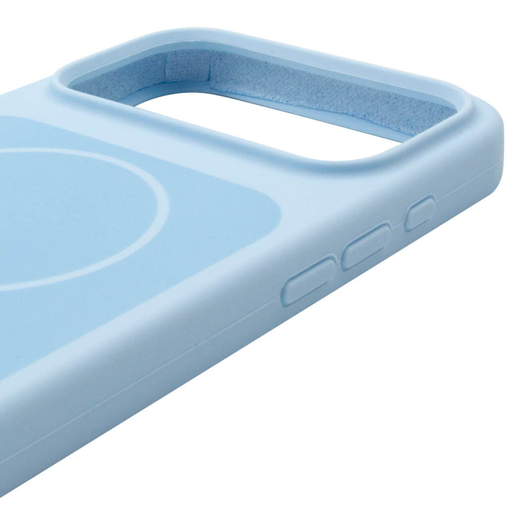 Чехол (накладка) Apple iPhone 17 Pro / iPhone 18 Pro, Air Beats Two Colors, MagSafe, Sky Blue, Голубой - № 4 Чехол (накладка) Apple iPhone 17 Pro / iPhone 18 Pro, Air Beats Two Colors, MagSafe, Sky Blue, Голубой - № 4