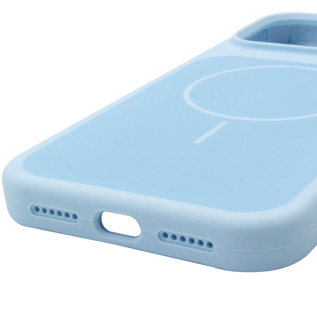 Чехол (накладка) Apple iPhone 17 Pro / iPhone 18 Pro, Air Beats Two Colors, MagSafe, Sky Blue, Голубой - № 5 Чехол (накладка) Apple iPhone 17 Pro / iPhone 18 Pro, Air Beats Two Colors, MagSafe, Sky Blue, Голубой - № 5