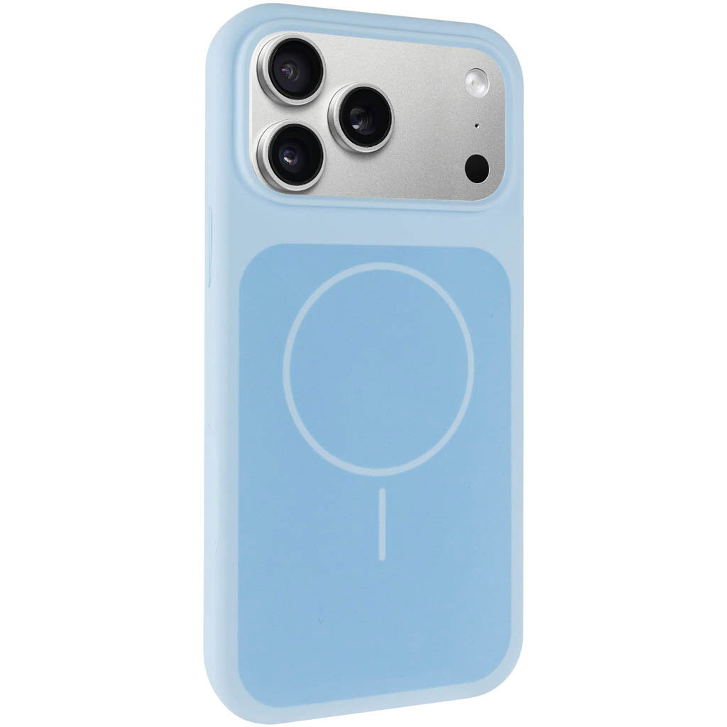 Чехол (накладка) Apple iPhone 17 Pro Max / iPhone 18 Pro Max, Air Beats Two Colors, MagSafe, Sky Blue, Голубой - № 2 Чехол (накладка) Apple iPhone 17 Pro Max / iPhone 18 Pro Max, Air Beats Two Colors, MagSafe, Sky Blue, Голубой - № 2
