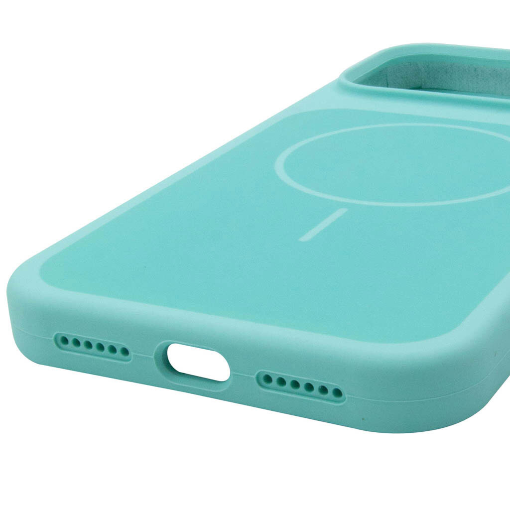 Чехол (накладка) Apple iPhone 17 Pro Max / iPhone 18 Pro Max, Air Beats Two Colors, MagSafe, Turquoise, Бирюзовый - № 5 Чехол (накладка) Apple iPhone 17 Pro Max / iPhone 18 Pro Max, Air Beats Two Colors, MagSafe, Turquoise, Бирюзовый - № 5