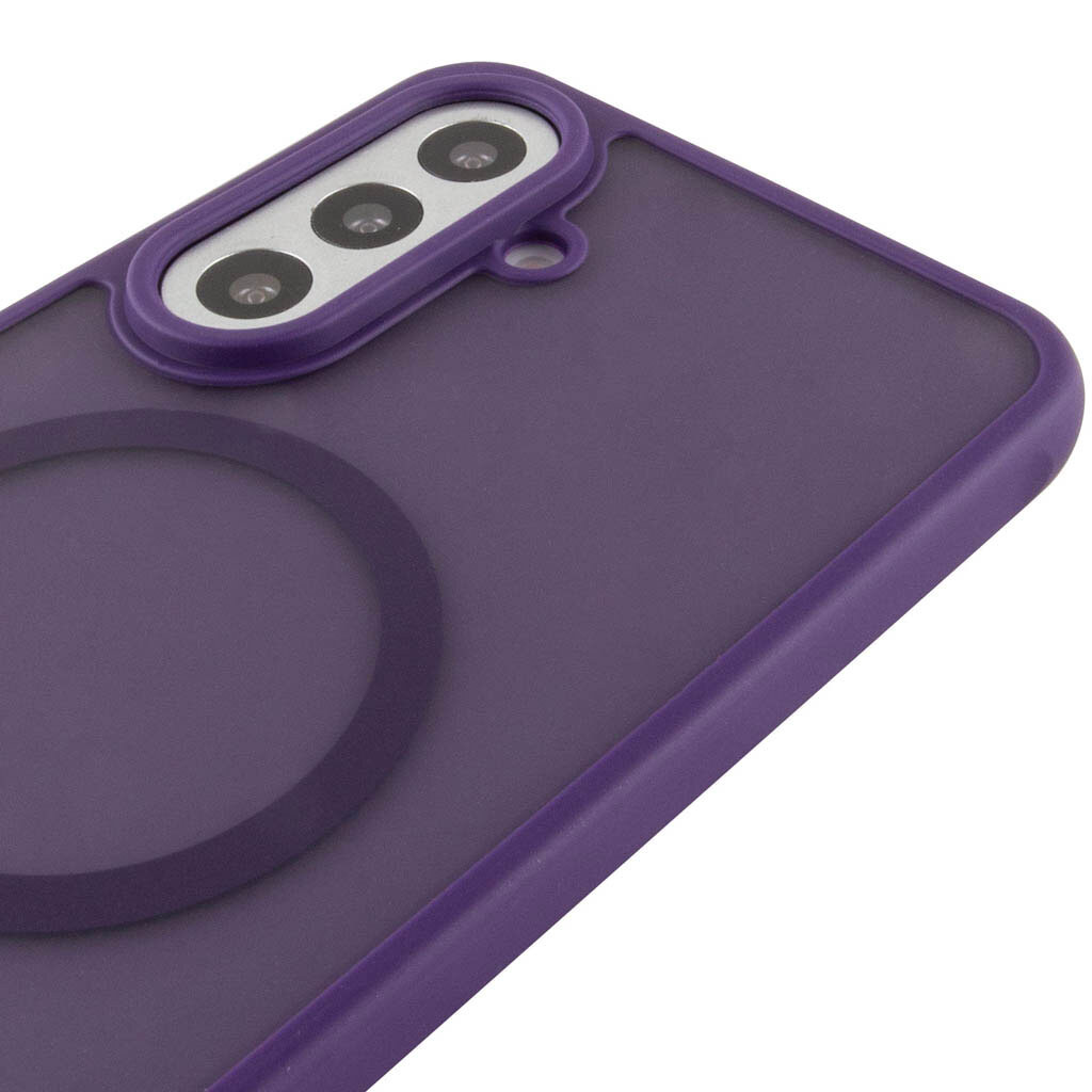 Чехол (накладка) Samsung Galaxy S26 FE, Epik Bloom, MagSafe, Фиолетовый - № 4 Чехол (накладка) Samsung Galaxy S26 FE, Epik Bloom, MagSafe, Фиолетовый - № 4