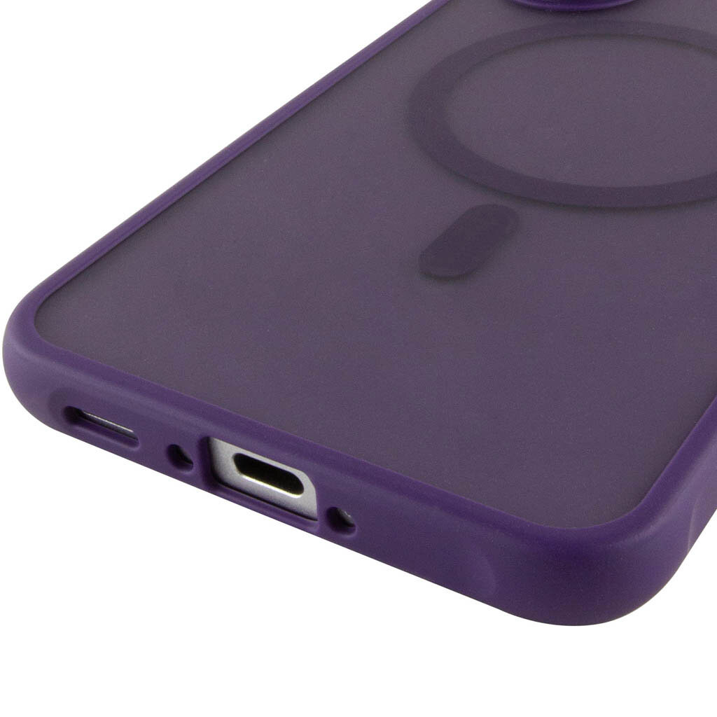 Чехол (накладка) Xiaomi Poco X8 Pro, Epik Bloom, MagSafe, Фиолетовый - № 4 Чехол (накладка) Xiaomi Poco X8 Pro, Epik Bloom, MagSafe, Фиолетовый - № 4