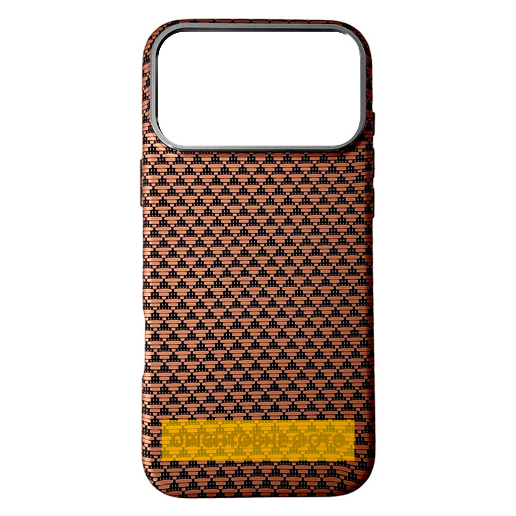 Чехол (накладка) Apple iPhone 16 Pro, KVZV Triangular Pattern, MagSafe, Khaki, Зеленый - № 1 Чехол (накладка) Apple iPhone 16 Pro, KVZV Triangular Pattern, MagSafe, Khaki, Зеленый - № 1