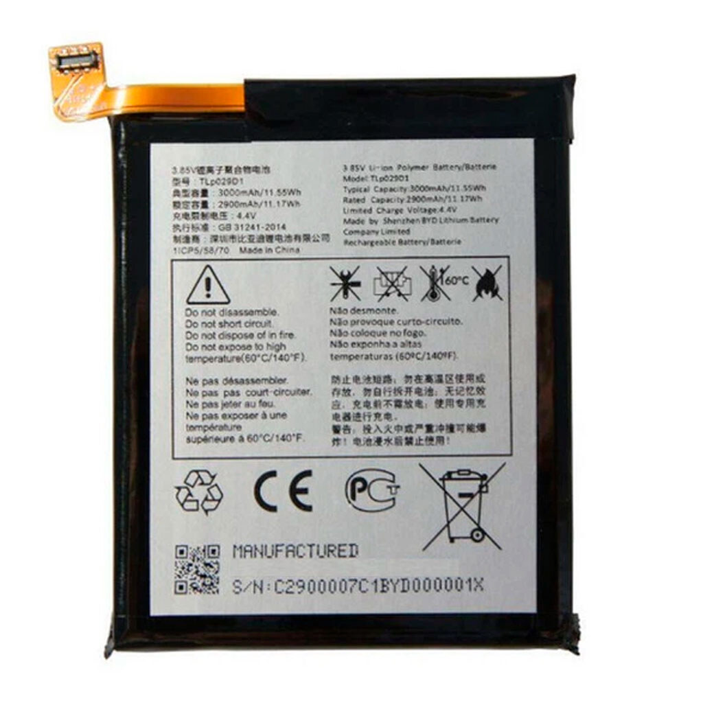 Аккумулятор Alcatel 5034D / 5052D / 5058i / 5086Dl, Original, TLP029D7 - № 1 Аккумулятор Alcatel 5034D / 5052D / 5058i / 5086Dl, Original, TLP029D7 - № 1