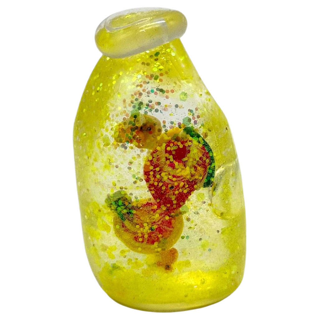 Сквиш-антистресс "Бутылка с фруктами", 8cm, Mic - № 1 Сквиш-антистресс "Бутылка с фруктами", 8cm, Mic - № 1