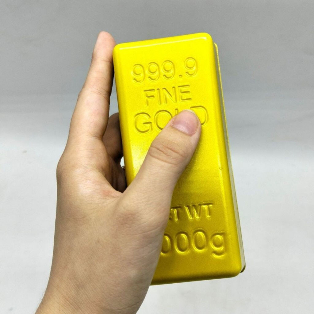 Сквиш-антистресс "Слиток золота", 12x5см, Mic - № 2 Сквиш-антистресс "Слиток золота", 12x5см, Mic - № 2