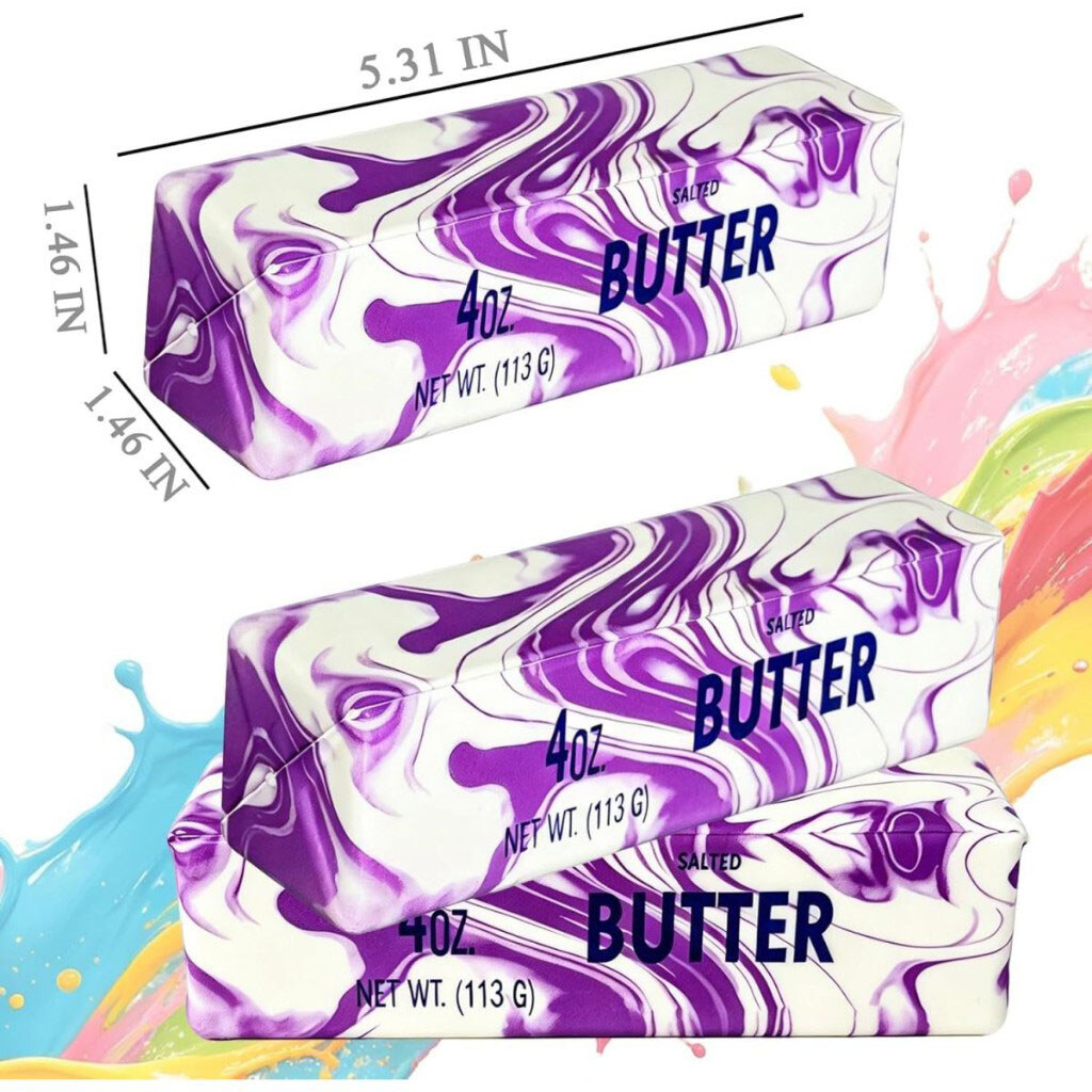 Сквиш-антистресс "Масло, butter squishy", мрамор, 14 см, микс цветов, Mic - № 5 Сквиш-антистресс "Масло, butter squishy", мрамор, 14 см, микс цветов, Mic - № 5