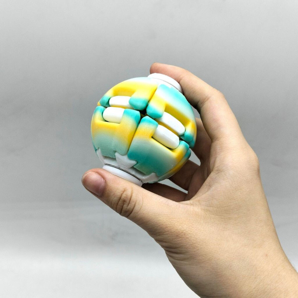 Спінер-куля, 3D, 6см, кольоровий, Mic - № 4 Спінер-куля, 3D, 6см, кольоровий, Mic - № 4