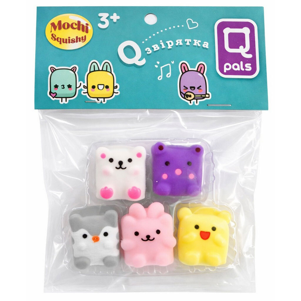 Набір іграшок-антистрес "Mochi squishy Q: звірятка", Monster Gum - № 4 Набір іграшок-антистрес "Mochi squishy Q: звірятка", Monster Gum - № 4