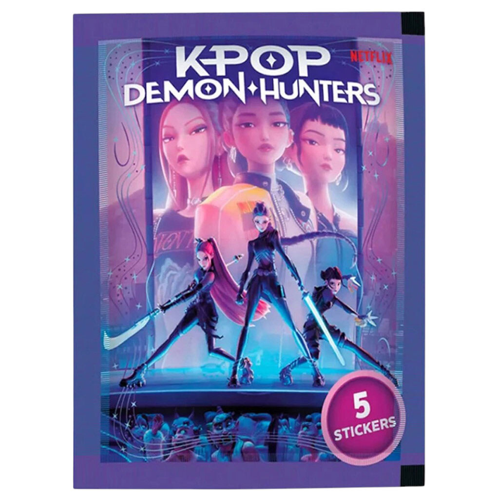 Набір наліпок дитячих серія "Demon Hunters", 5 шт/уп, K-POP - № 1 Набір наліпок дитячих серія "Demon Hunters", 5 шт/уп, K-POP - № 1