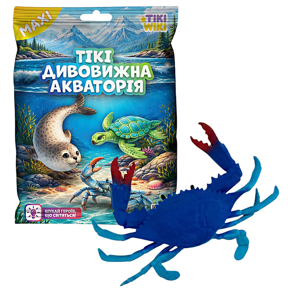 Стретч-іграшка колекційна серія "Maxi: ДИВОВИЖНА АКВАТОРІЯ", Tiki Wiki - № 2 Стретч-іграшка колекційна серія "Maxi: ДИВОВИЖНА АКВАТОРІЯ", Tiki Wiki - № 2