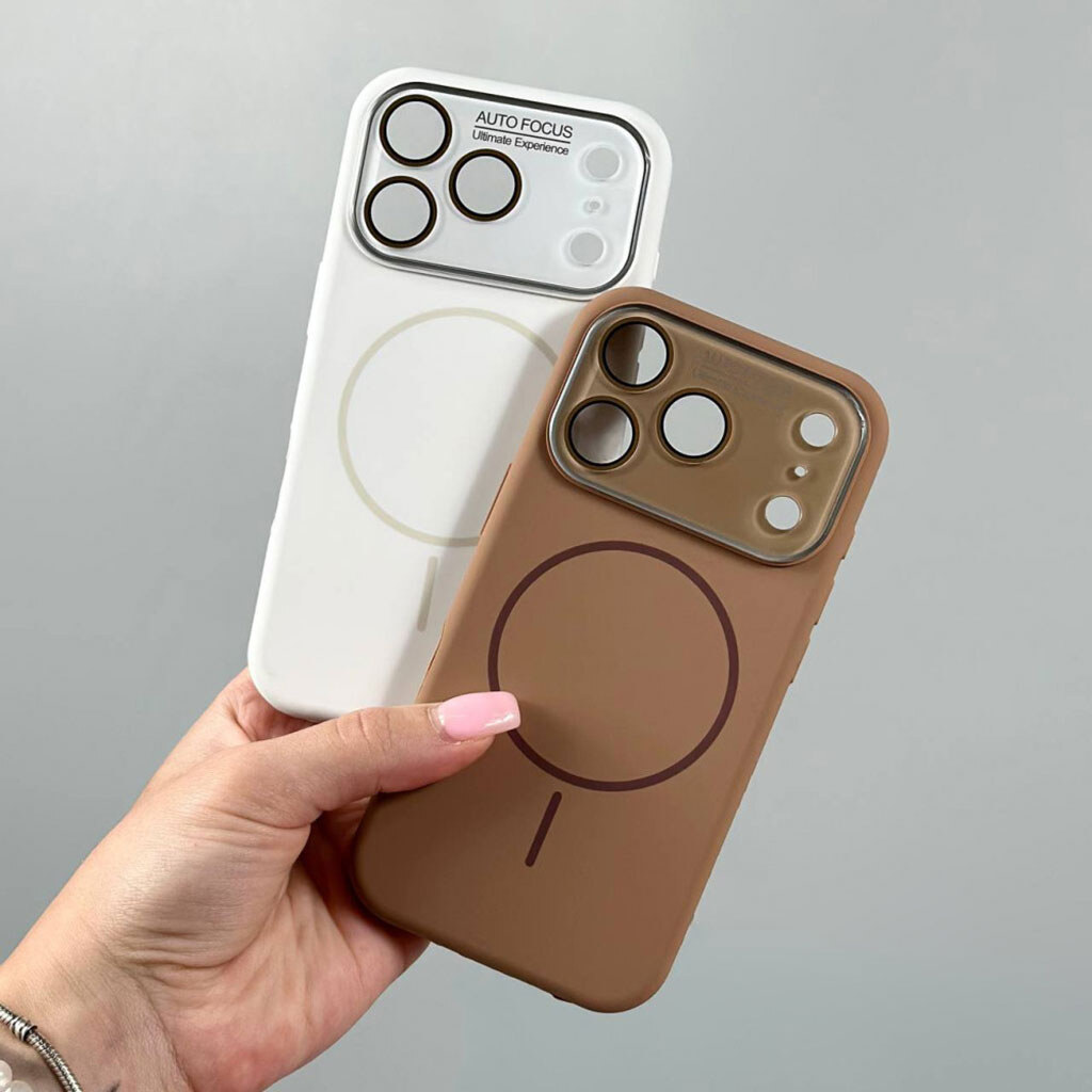 Чохол (накладка) Apple iPhone 16 Pro Max, Auto Focus Ultimate Experience, MagSafe, Білий - № 12 Чохол (накладка) Apple iPhone 16 Pro Max, Auto Focus Ultimate Experience, MagSafe, Білий - № 12