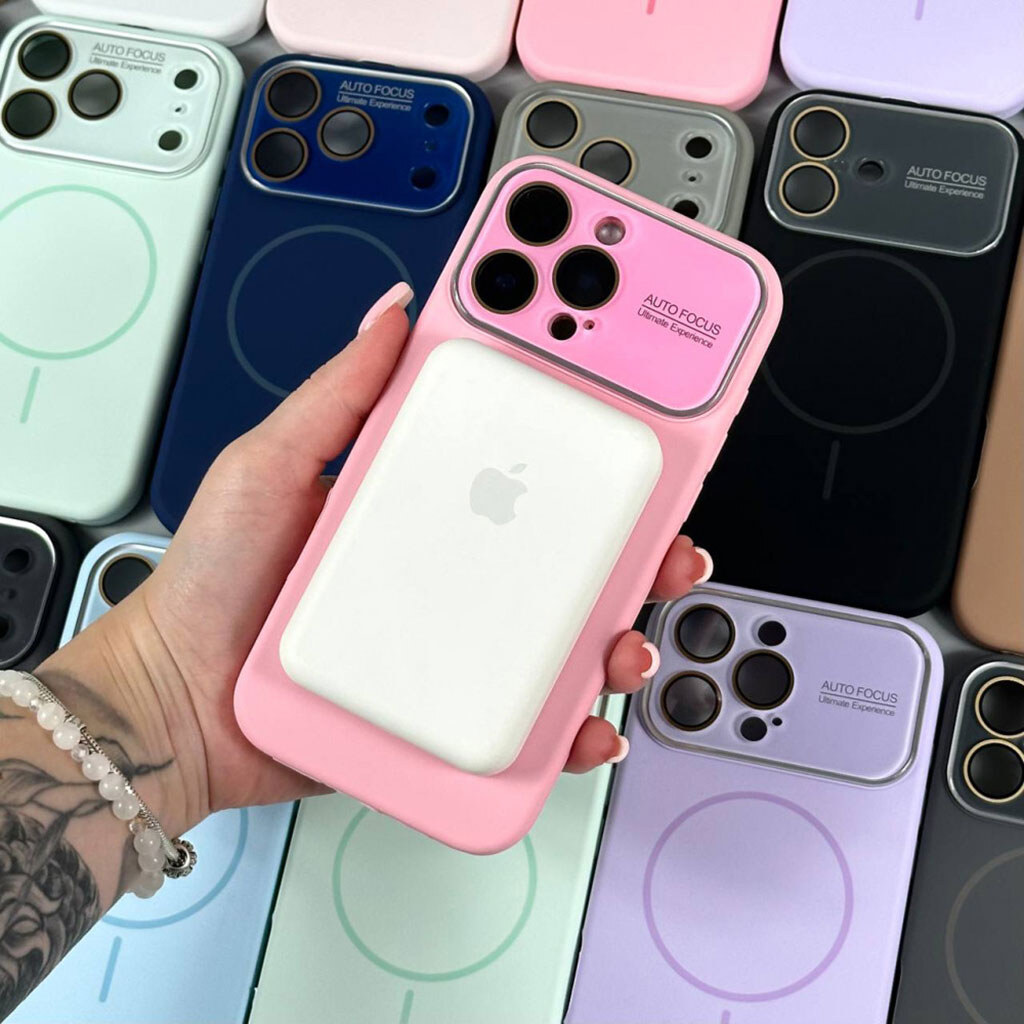 Чохол (накладка) Apple iPhone 16 Pro Max, Auto Focus Ultimate Experience, Light Blue, MagSafe, Блакитний - № 10 Чохол (накладка) Apple iPhone 16 Pro Max, Auto Focus Ultimate Experience, Light Blue, MagSafe, Блакитний - № 10