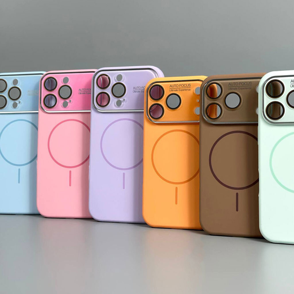 Чохол (накладка) Apple iPhone 16 Pro Max, Auto Focus Ultimate Experience, Light Blue, MagSafe, Блакитний - № 16 Чохол (накладка) Apple iPhone 16 Pro Max, Auto Focus Ultimate Experience, Light Blue, MagSafe, Блакитний - № 16