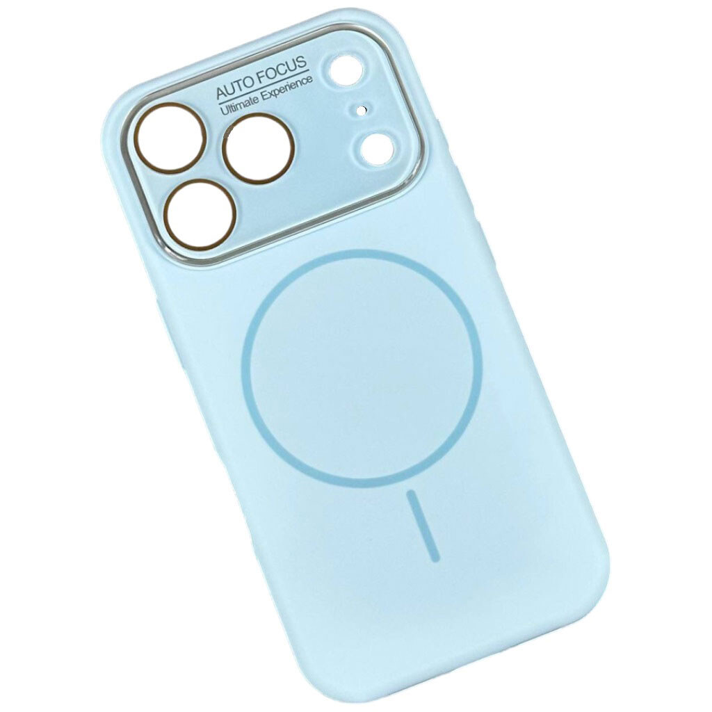 Чохол (накладка) Apple iPhone 16 Pro, Auto Focus Ultimate Experience, Light Blue, MagSafe, Блакитний - № 1 Чохол (накладка) Apple iPhone 16 Pro, Auto Focus Ultimate Experience, Light Blue, MagSafe, Блакитний - № 1
