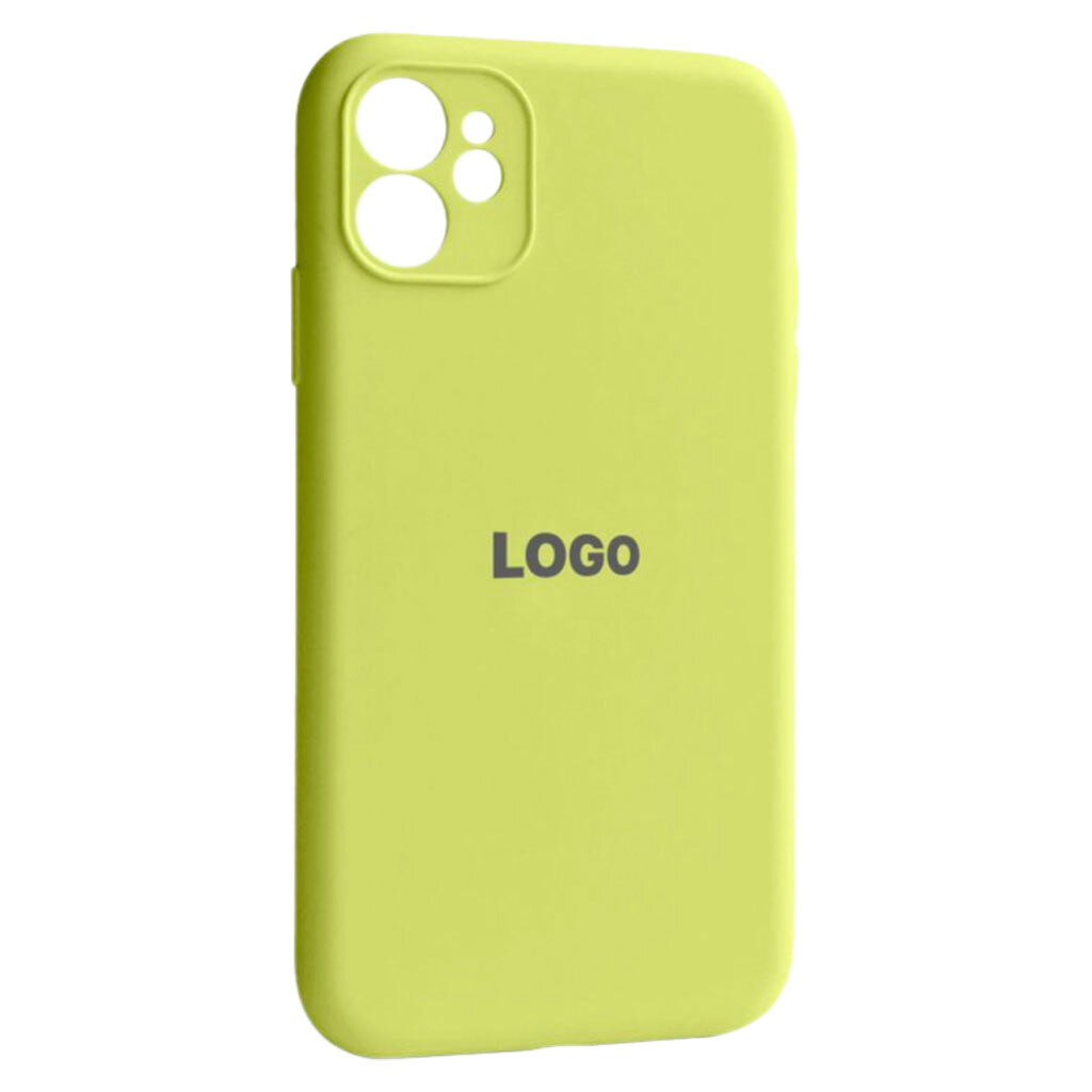 Чохол (накладка) Apple iPhone 11, Original Soft Case, Flash Lime, Жовтий - № 1 Чохол (накладка) Apple iPhone 11, Original Soft Case, Flash Lime, Жовтий - № 1