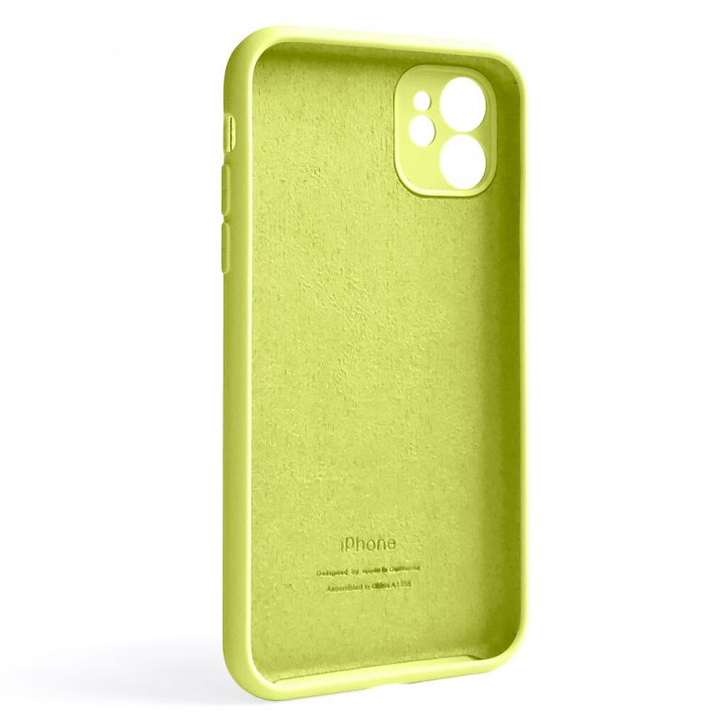Чохол (накладка) Apple iPhone 11, Original Soft Case, Flash Lime, Жовтий - № 2 Чохол (накладка) Apple iPhone 11, Original Soft Case, Flash Lime, Жовтий - № 2