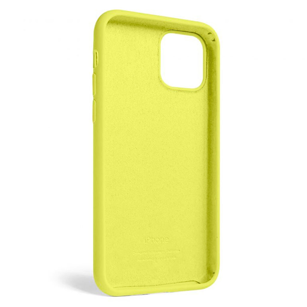 Чехол (накладка) Apple iPhone 11, Original Soft Case, Flash Lime, Желтый - № 2 Чехол (накладка) Apple iPhone 11, Original Soft Case, Flash Lime, Желтый - № 2