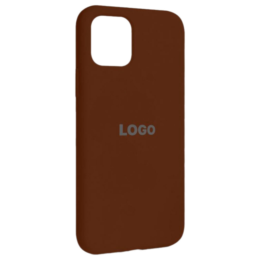 Чехол (накладка) Apple iPhone 11 Pro, Original Soft Case, Dark Brown, Коричневый - № 1 Чехол (накладка) Apple iPhone 11 Pro, Original Soft Case, Dark Brown, Коричневый - № 1