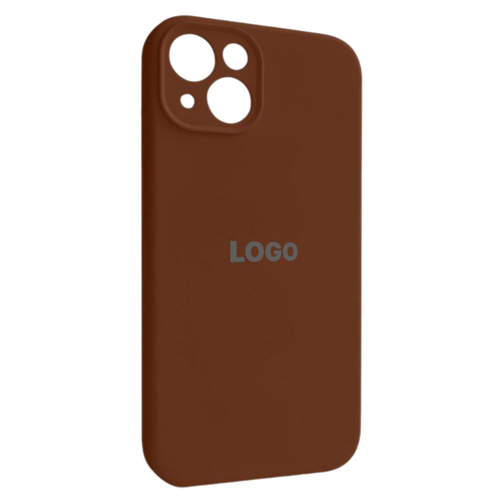 Чехол (накладка) Apple iPhone 13, Original Soft Case, Dark Brown, Коричневый - № 1 Чехол (накладка) Apple iPhone 13, Original Soft Case, Dark Brown, Коричневый - № 1