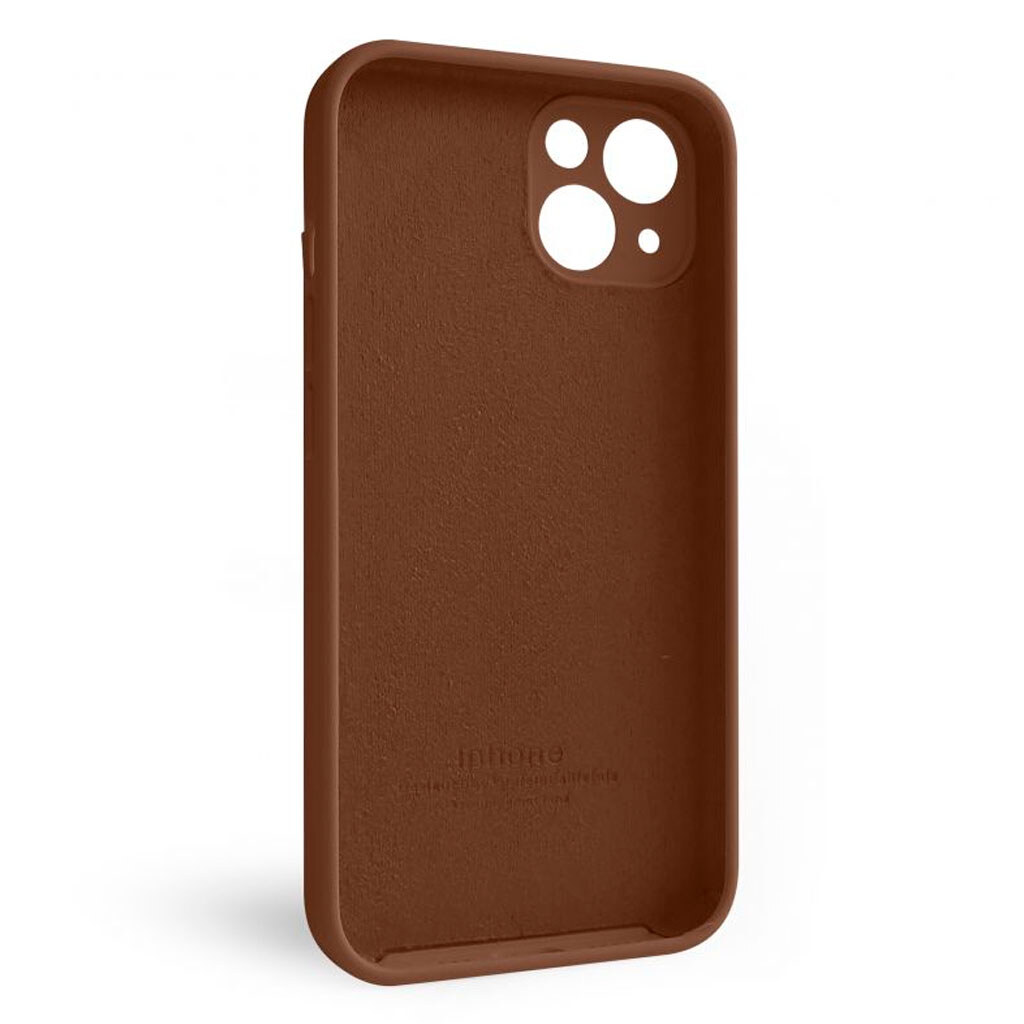 Чехол (накладка) Apple iPhone 13, Original Soft Case, Dark Brown, Коричневый - № 2 Чехол (накладка) Apple iPhone 13, Original Soft Case, Dark Brown, Коричневый - № 2