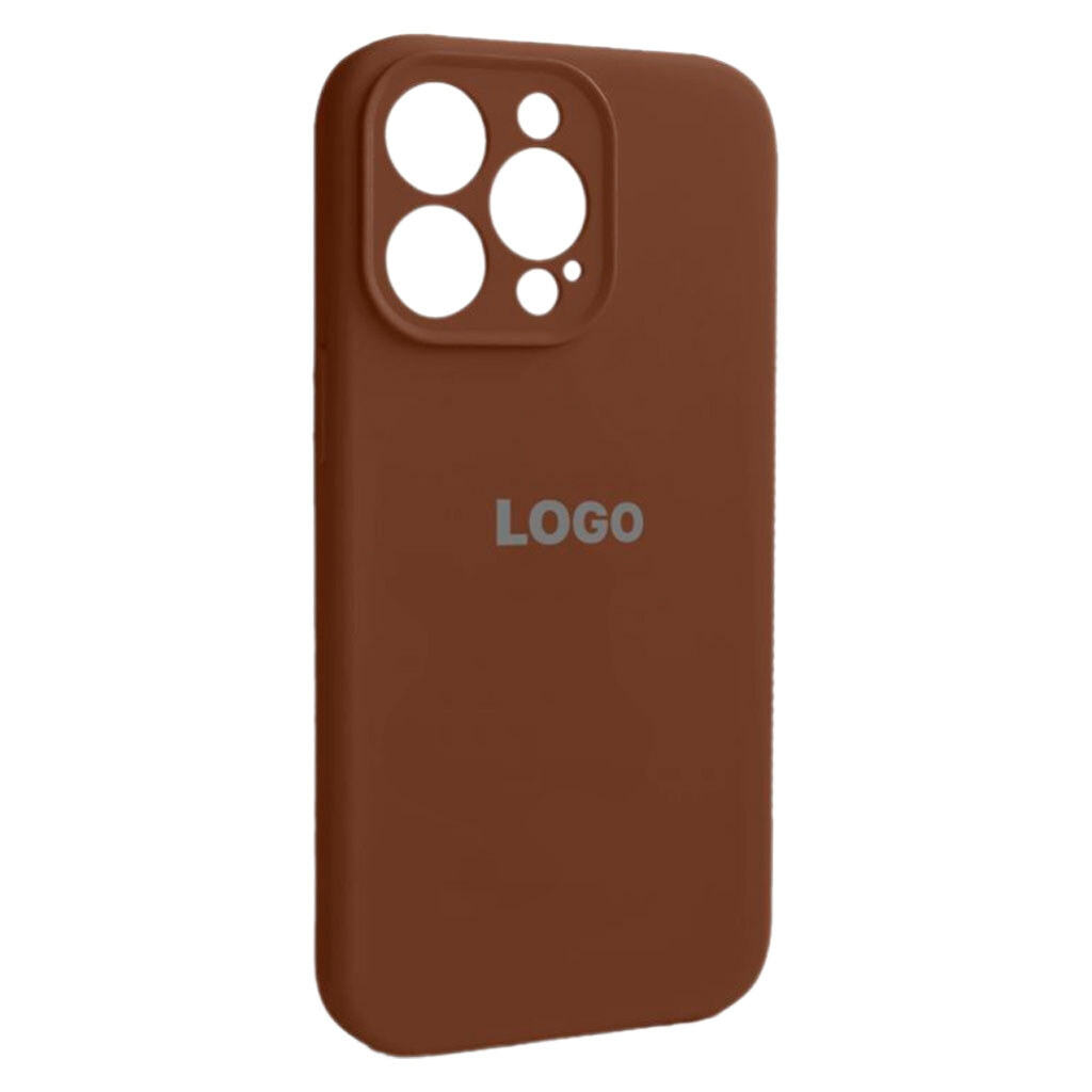 Чехол (накладка) Apple iPhone 13 Pro, Original Soft Case, Dark Brown, Коричневый - № 1 Чехол (накладка) Apple iPhone 13 Pro, Original Soft Case, Dark Brown, Коричневый - № 1
