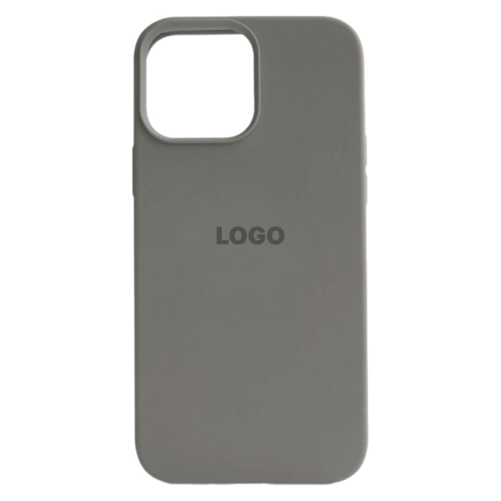 Чохол (накладка) Apple iPhone 13 Pro Max, Original Soft Case, Titanium Grey, Сірий - № 1 Чохол (накладка) Apple iPhone 13 Pro Max, Original Soft Case, Titanium Grey, Сірий - № 1