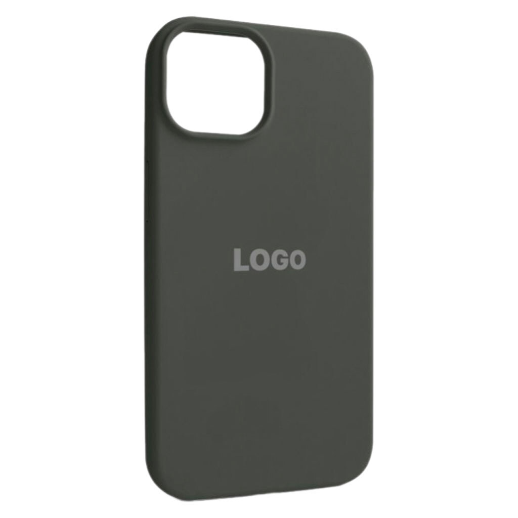 Чохол (накладка) Apple iPhone 14, Original Soft Case, Clay, Сірий - № 1 Чохол (накладка) Apple iPhone 14, Original Soft Case, Clay, Сірий - № 1