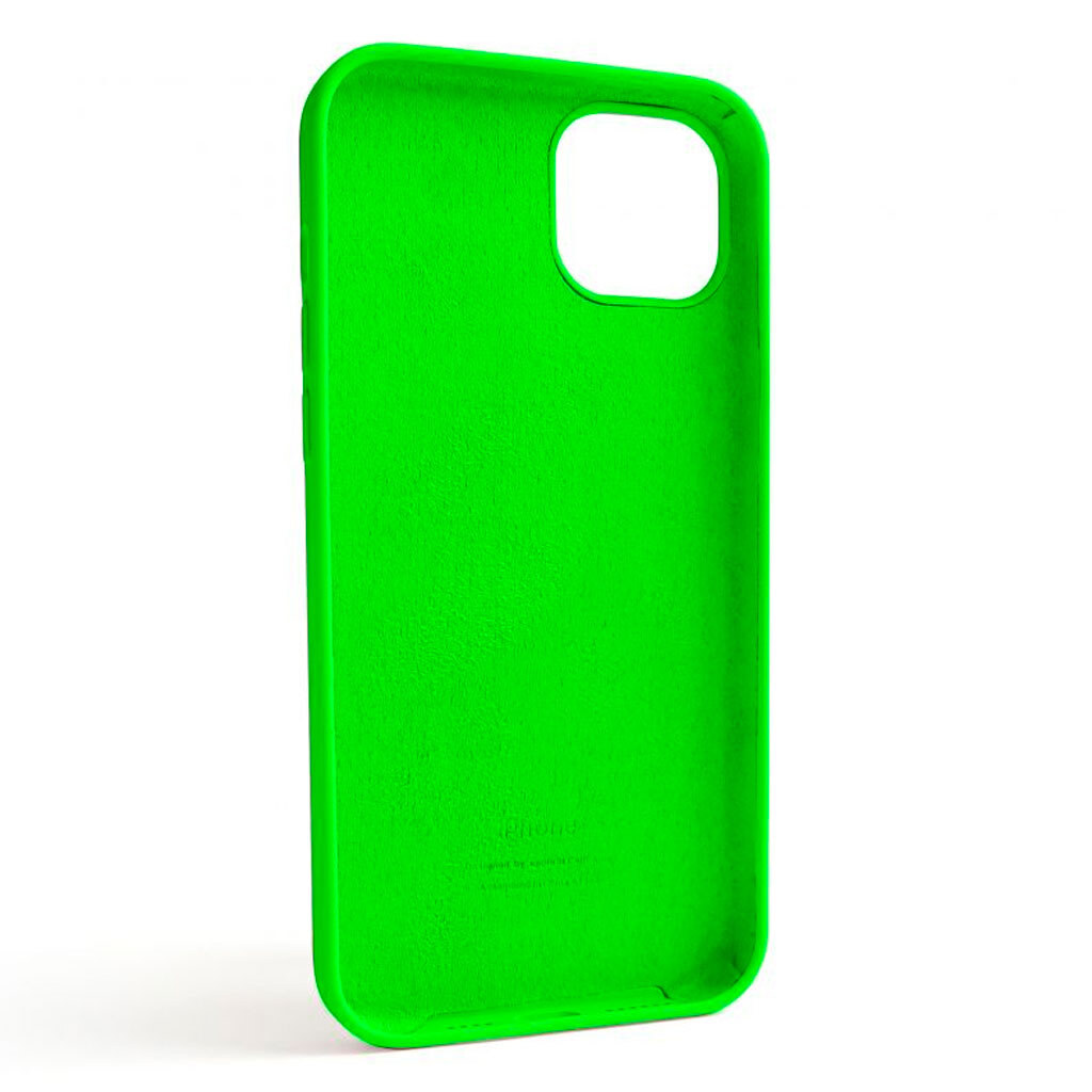 Чехол (накладка) Apple iPhone 14 Plus, Original Soft Case, Shiny Green, Зеленый - № 2 Чехол (накладка) Apple iPhone 14 Plus, Original Soft Case, Shiny Green, Зеленый - № 2