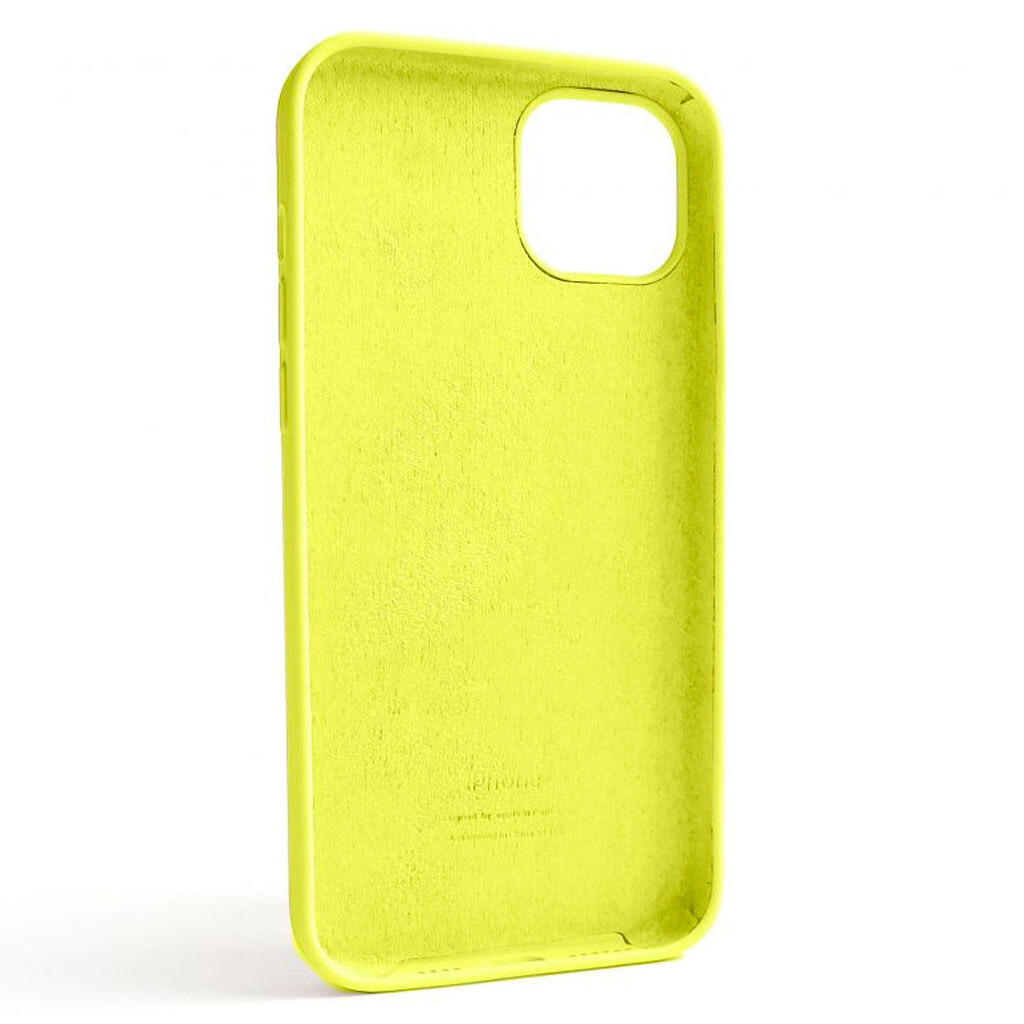 Чохол (накладка) Apple iPhone 14 Plus, Original Soft Case, Flash Lime, Жовтий - № 2 Чохол (накладка) Apple iPhone 14 Plus, Original Soft Case, Flash Lime, Жовтий - № 2
