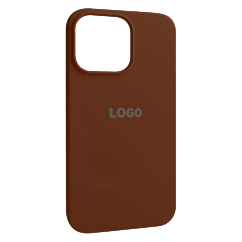 Чехол (накладка) Apple iPhone 15 Pro Max, Original Soft Case, Dark Brown, Коричневый - № 1 Чехол (накладка) Apple iPhone 15 Pro Max, Original Soft Case, Dark Brown, Коричневый - № 1