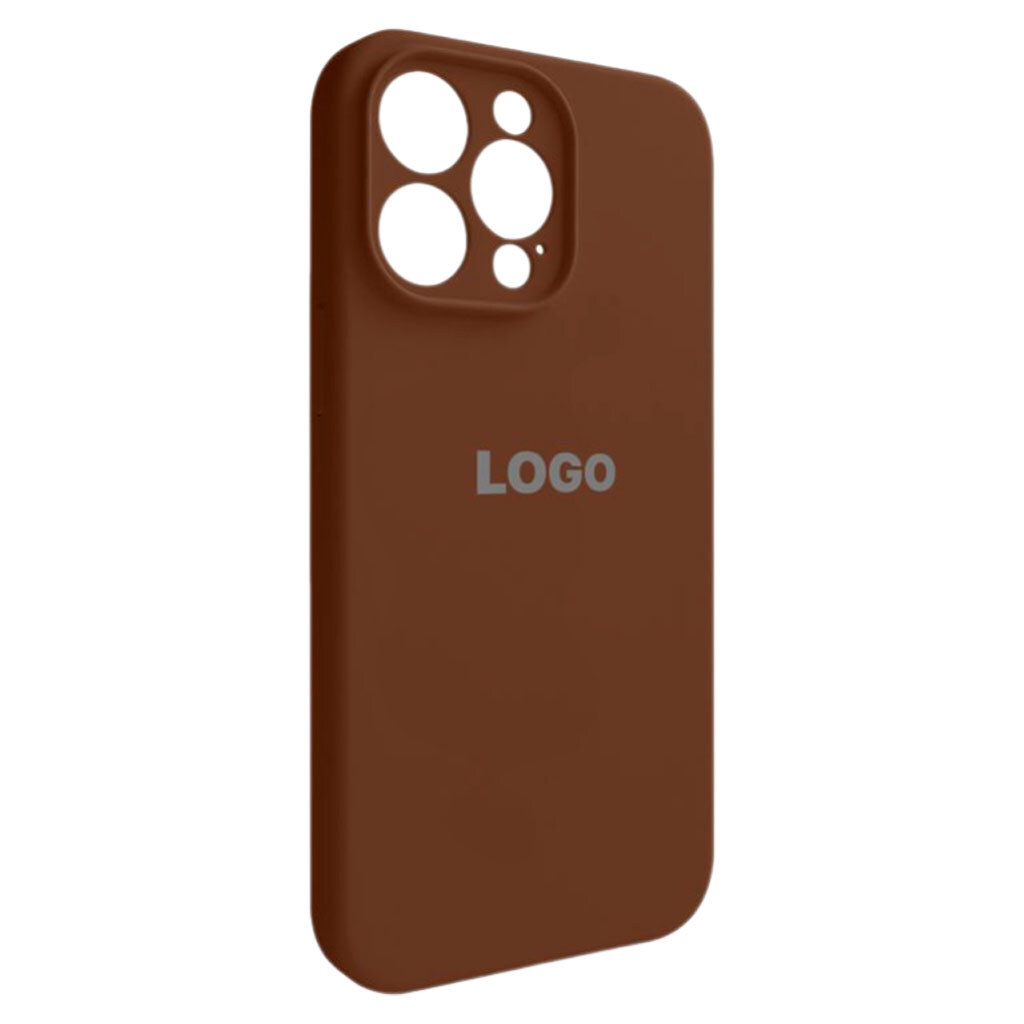 Чехол (накладка) Apple iPhone 15 Pro Max, Original Soft Case, Dark Brown, Коричневый - № 1 Чехол (накладка) Apple iPhone 15 Pro Max, Original Soft Case, Dark Brown, Коричневый - № 1
