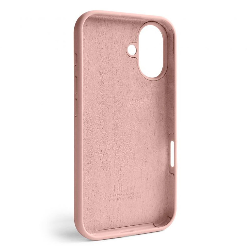 Чехол (накладка) Apple iPhone 16, Original Soft Case, Nude, Розовый - № 2 Чехол (накладка) Apple iPhone 16, Original Soft Case, Nude, Розовый - № 2
