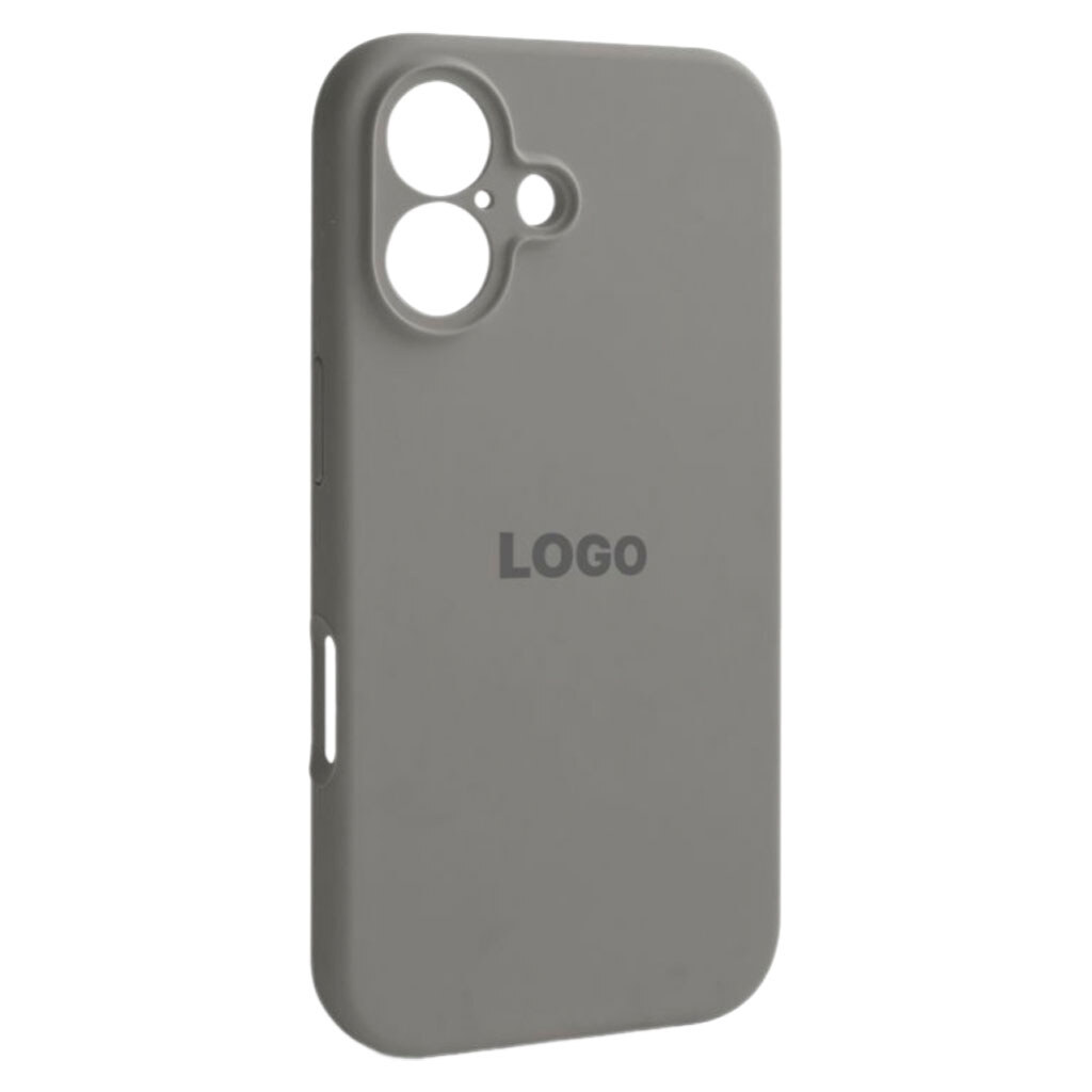 Чохол (накладка) Apple iPhone 16, Original Soft Case, Titanium Grey, Сірий - № 1 Чохол (накладка) Apple iPhone 16, Original Soft Case, Titanium Grey, Сірий - № 1