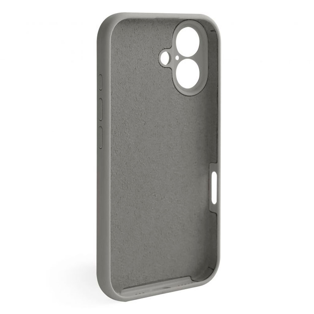 Чохол (накладка) Apple iPhone 16, Original Soft Case, Titanium Grey, Сірий - № 2 Чохол (накладка) Apple iPhone 16, Original Soft Case, Titanium Grey, Сірий - № 2