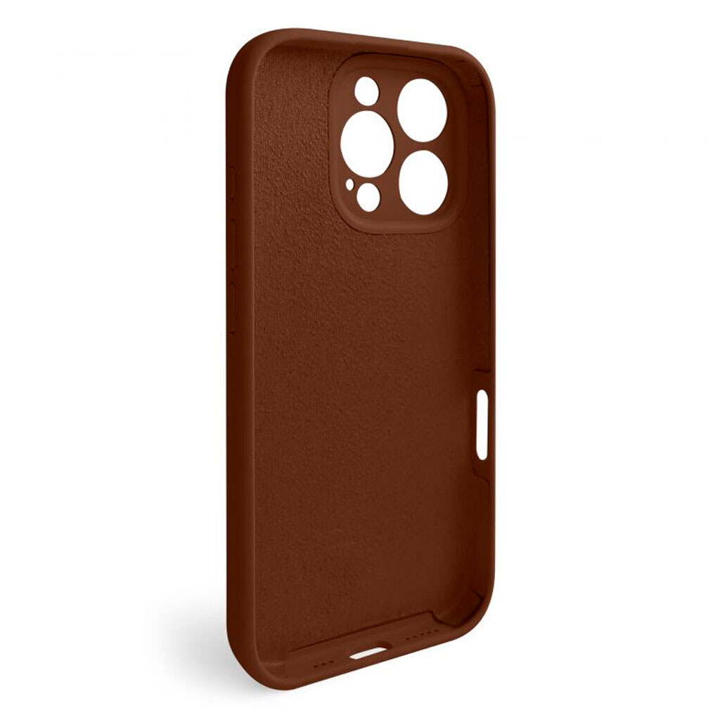 Чехол (накладка) Apple iPhone 16 Pro, Original Soft Case, Dark Brown, Коричневый - № 2 Чехол (накладка) Apple iPhone 16 Pro, Original Soft Case, Dark Brown, Коричневый - № 2