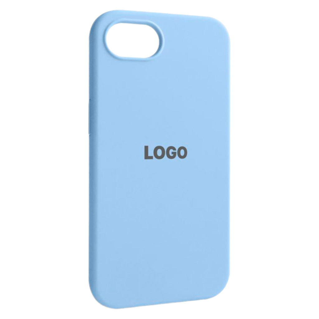 Чехол (накладка) Apple iPhone 16e, Original Soft Case, Light Blue, Голубой - № 1 Чехол (накладка) Apple iPhone 16e, Original Soft Case, Light Blue, Голубой - № 1