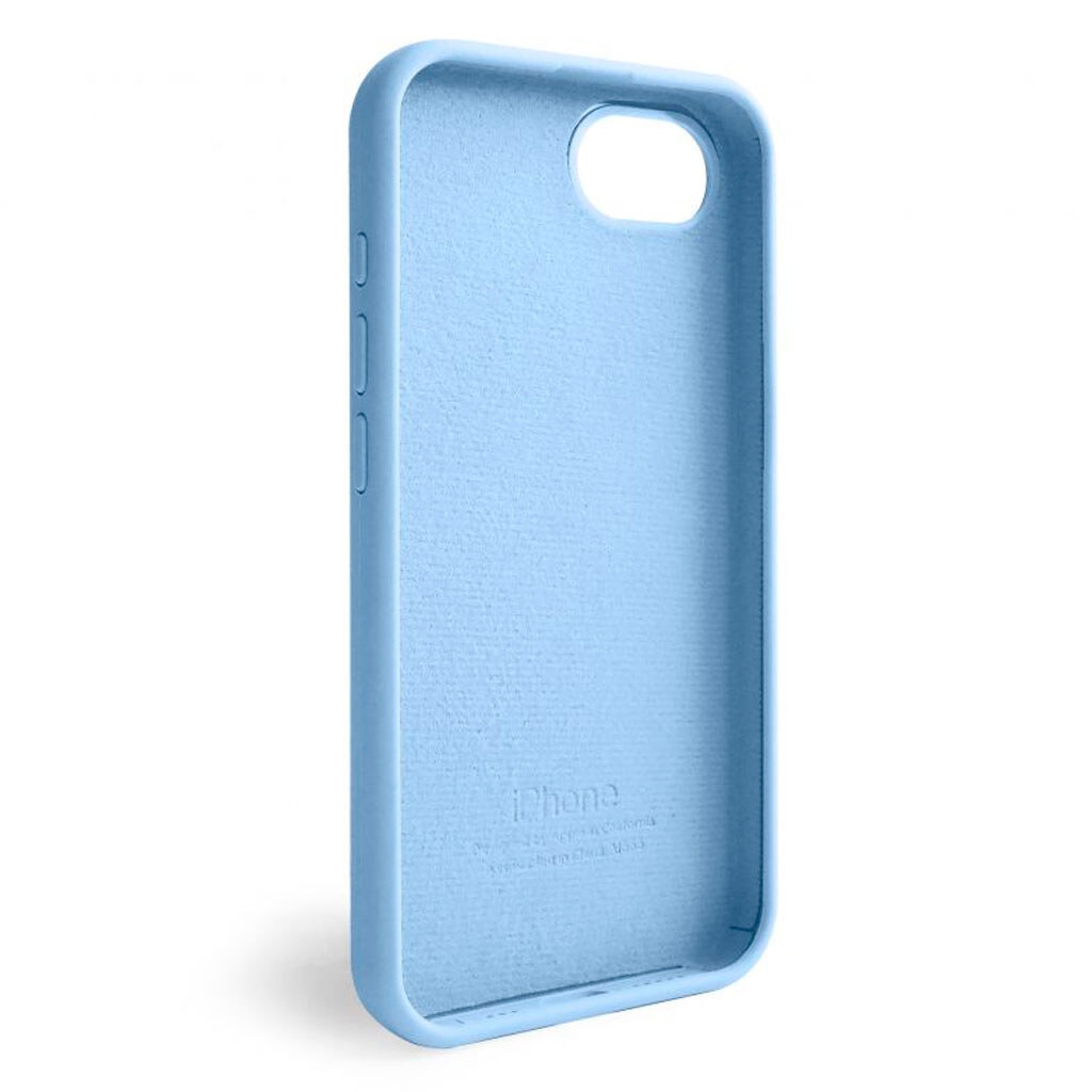 Чехол (накладка) Apple iPhone 16e, Original Soft Case, Light Blue, Голубой - № 2 Чехол (накладка) Apple iPhone 16e, Original Soft Case, Light Blue, Голубой - № 2