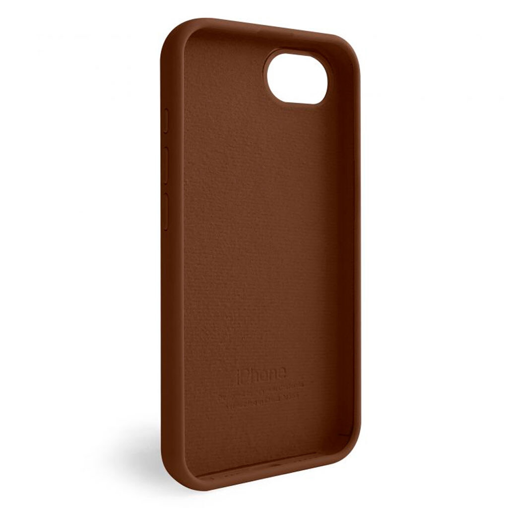 Чехол (накладка) Apple iPhone 16e, Original Soft Case, Dark Brown, Коричневый - № 2 Чехол (накладка) Apple iPhone 16e, Original Soft Case, Dark Brown, Коричневый - № 2