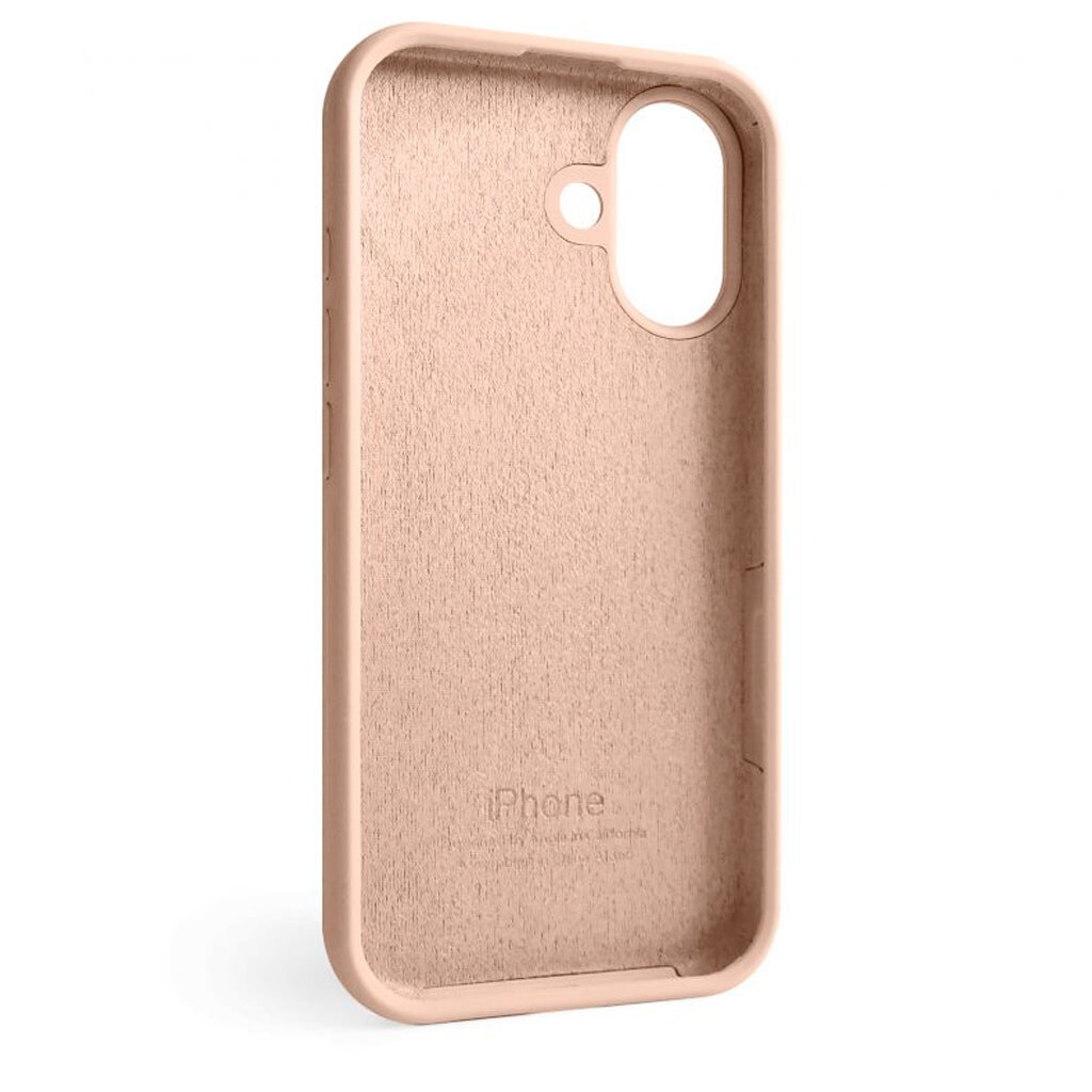 Чохол (накладка) Apple iPhone 17, Original Soft Case, Nude, Рожевий - № 2 Чохол (накладка) Apple iPhone 17, Original Soft Case, Nude, Рожевий - № 2