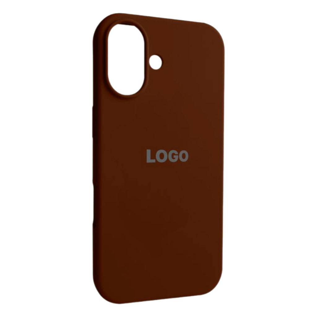 Чехол (накладка) Apple iPhone 17, Original Soft Case, Dark Brown, Коричневый - № 1 Чехол (накладка) Apple iPhone 17, Original Soft Case, Dark Brown, Коричневый - № 1