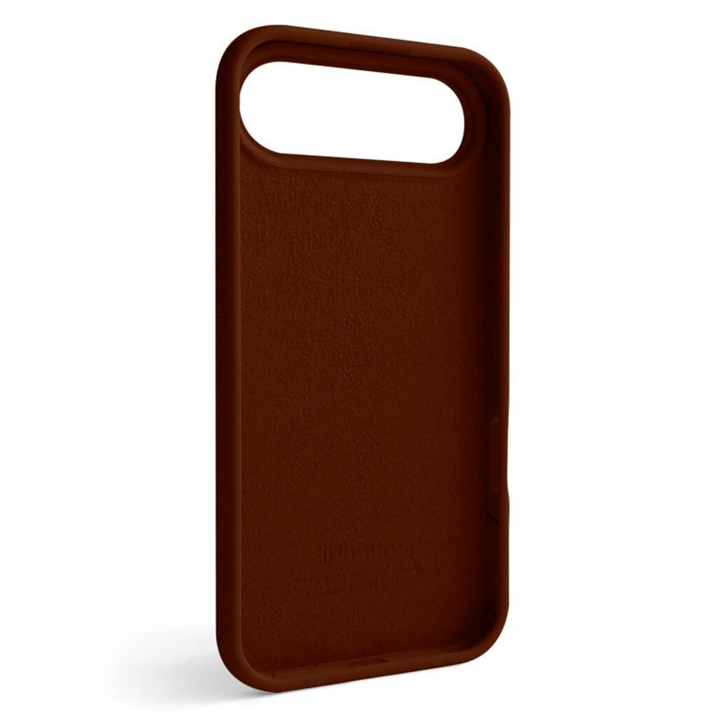 Чехол (накладка) Apple iPhone 17 Air, Original Soft Case, Dark Brown, Коричневый - № 2 Чехол (накладка) Apple iPhone 17 Air, Original Soft Case, Dark Brown, Коричневый - № 2
