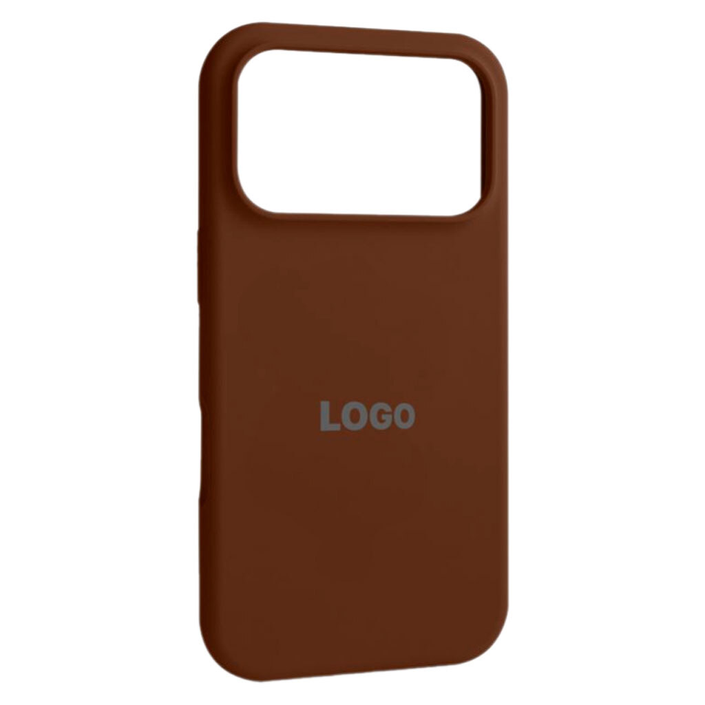 Чехол (накладка) Apple iPhone 17 Pro, Original Soft Case, Dark Brown, Коричневый - № 1 Чехол (накладка) Apple iPhone 17 Pro, Original Soft Case, Dark Brown, Коричневый - № 1