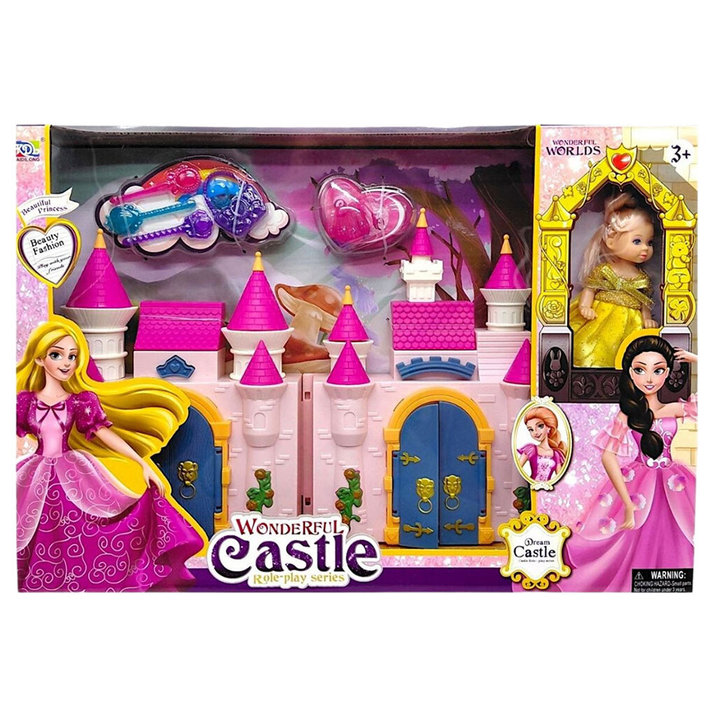 Замок принцеси зі світлом у коробці, Yg Toys - № 1 Замок принцеси зі світлом у коробці, Yg Toys - № 1