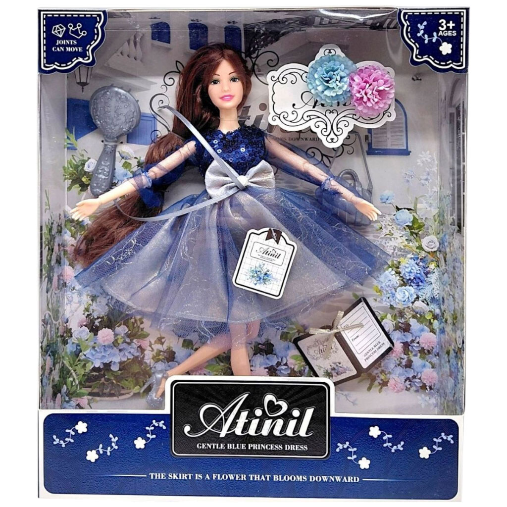 Кукла "Atinil" 28 см, в коробке, Mic, Синий - № 1 Кукла "Atinil" 28 см, в коробке, Mic, Синий - № 1