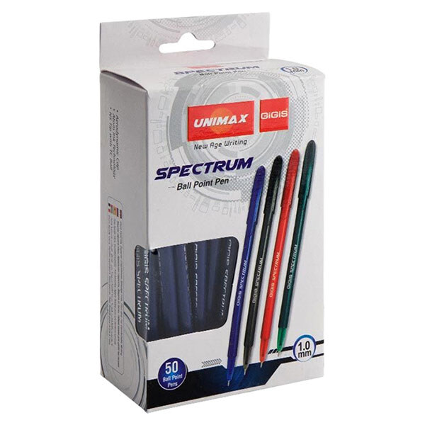 Ручка шариковая "Spectrum", UNIMAX, Красный - № 3 Ручка шариковая "Spectrum", UNIMAX, Красный - № 3