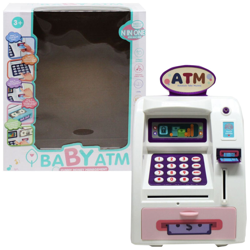 Сейф-термінал "Baby ATM", Рожевий - № 2 Сейф-термінал "Baby ATM", Рожевий - № 2