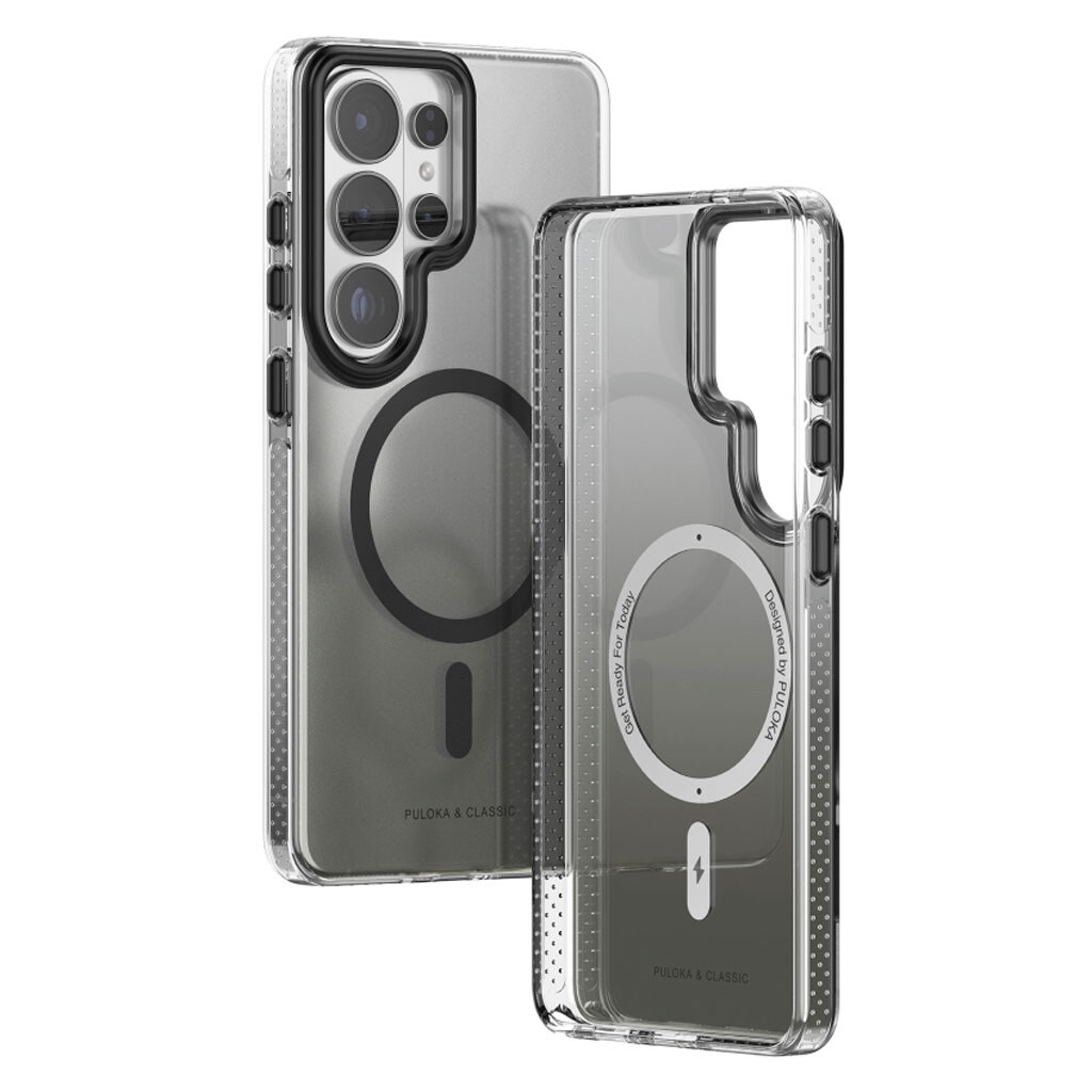 Чехол (накладка) Samsung Galaxy S25 Ultra, Puloka Resplendent, MagSafe, Черный - № 2 Чехол (накладка) Samsung Galaxy S25 Ultra, Puloka Resplendent, MagSafe, Черный - № 2