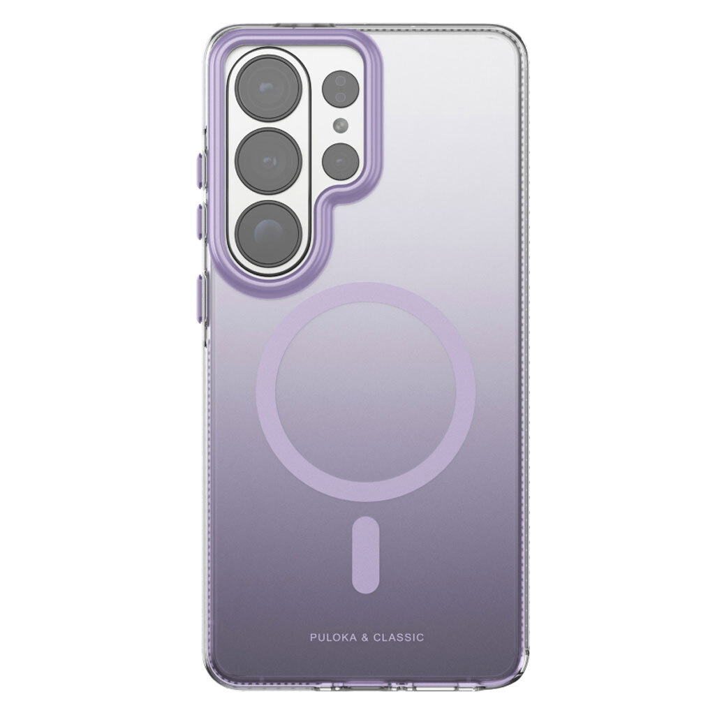 Чехол (накладка) Samsung Galaxy S26 Ultra, Puloka Resplendent, MagSafe, Фиолетовый - № 3 Чехол (накладка) Samsung Galaxy S26 Ultra, Puloka Resplendent, MagSafe, Фиолетовый - № 3