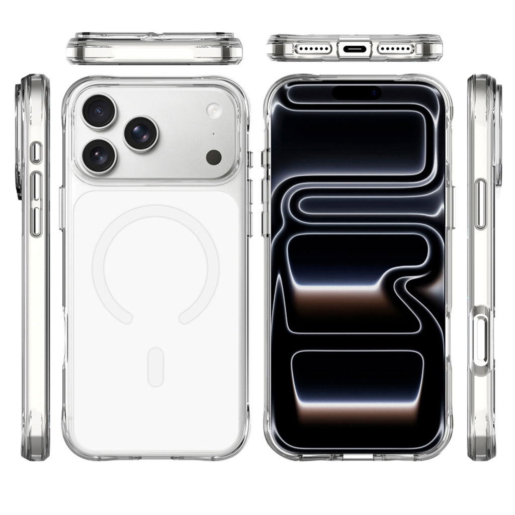 Чехол (накладка) Apple iPhone 17 Pro / iPhone 18 Pro, Epik Space Pure, MagSafe, Белый - № 3 Чехол (накладка) Apple iPhone 17 Pro / iPhone 18 Pro, Epik Space Pure, MagSafe, Белый - № 3